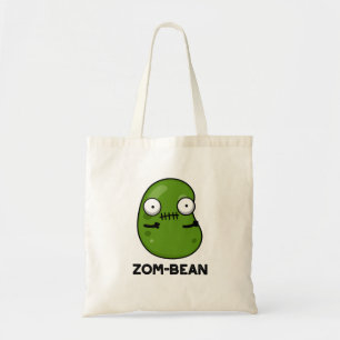Zom-boon Funny Halloween Zombie Bean Pun Tote Bag