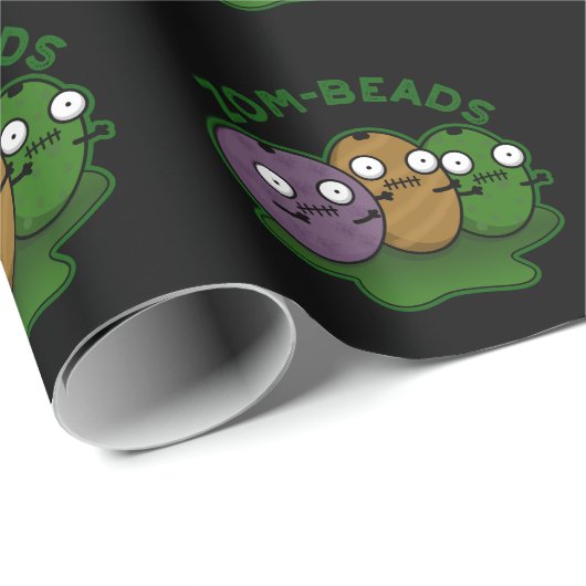 Zom-kralen Grappige Halloween Zombie Kralen Pun Da Cadeaupapier (Rol Hoek)