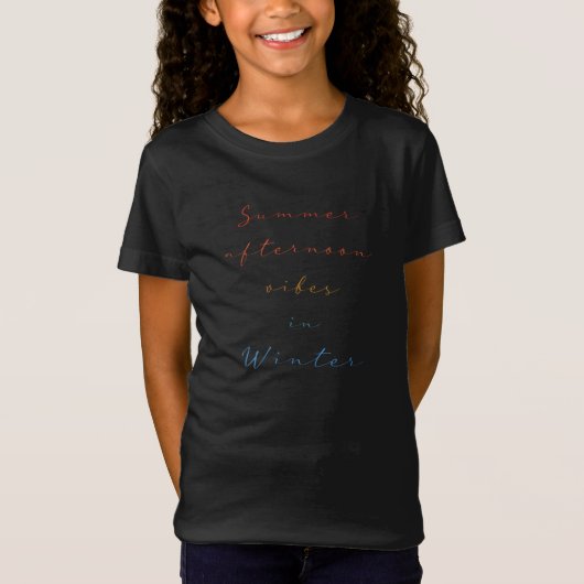 Zomagnamidkwabben in winter T-Shirt (Voorkant)