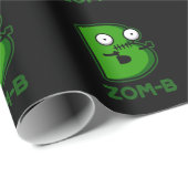 Zomb-b Grappig Halloween Zombie Alfabet B Pun Cadeaupapier (Rol Hoek)