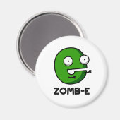 Zomb-E Grappig Halloween Zombie Alfabet Pun Magneet (Voorkant / Achterkant)