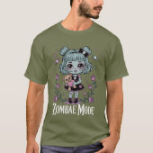 Zombae Mode Meisje print T-shirt (Voorkant)