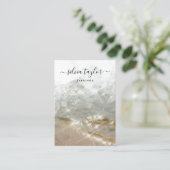 Zombalksparligrafiescherm Ocean Visitekaartje (Staand voorkant)