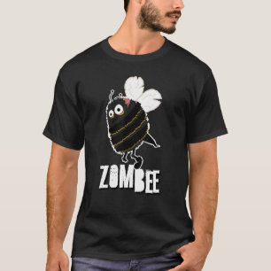 Zombee Bij Zombie Halloween Hommelsbij Geel Spoken T-shirt