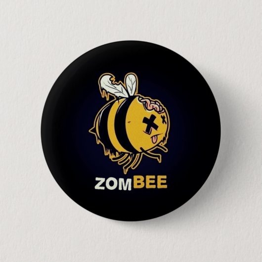 Zombee Ronde Button 5,7 Cm (Voorkant)