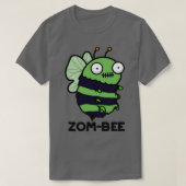 Zombee Schattige Halloween Zombie Bee Pun TShirt (Design voorkant)