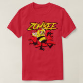 Zombee Zombie Bee Halloween for Beekeper Yellow B T-shirt (Design voorkant)