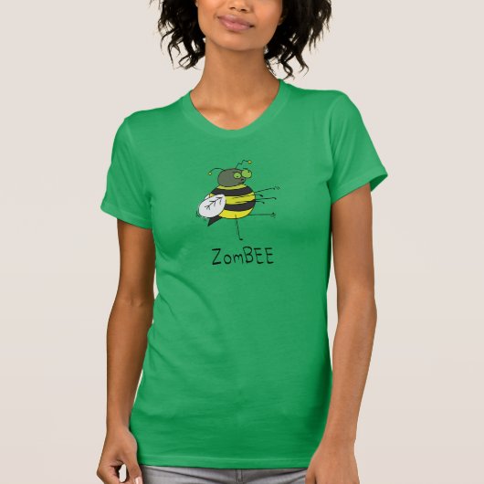 ZomBEE Zombie Bee T-shirt vrouwen (Voorkant)
