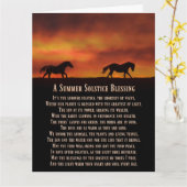 Zombestendige Zonneverzegelingen en paarden Kaart (Gele Bloem)