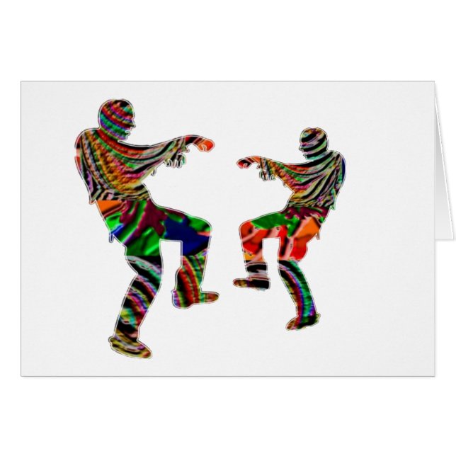 Zombi Dance HappyHolidays Gedrukt SCRIPT (Voorkant Horizontaal)