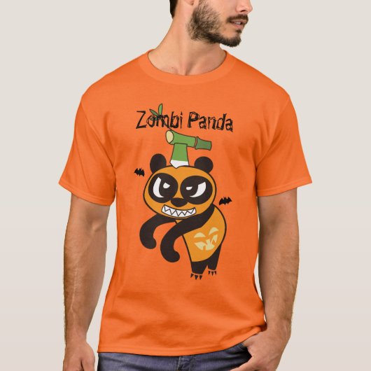 Zombi Panda Baby T-Shirt (Voorkant)