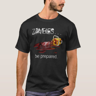 ZOMBIA . . . worden voorbereid. -zwart T-shirt