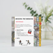 Zombicide Mission Wedding Invitation (Staand voorkant)