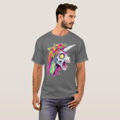 Zombicorn Unicorn Halloween T-shirt (Voorkant volledig)