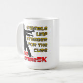 Zombie 5K Funny Mug Koffiemok (Voorkant links)