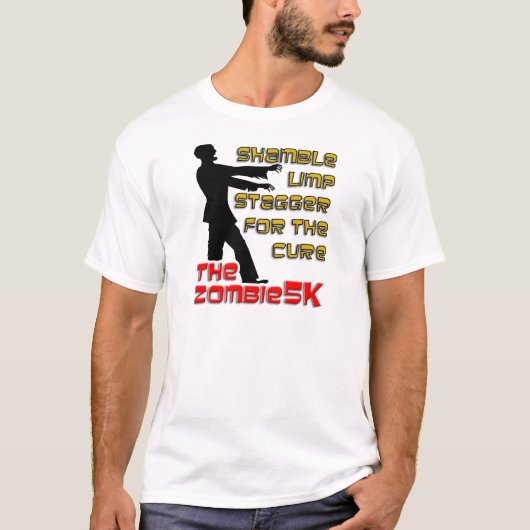 Zombie 5K Grappige T-shirt (Voorkant)