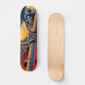 Zombie aan je deur persoonlijk skateboard (Voorkant)