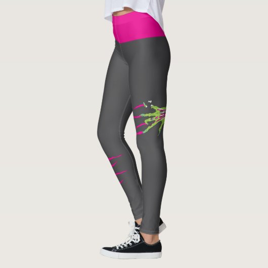 Zombie aanval! Bloody Zombie Ripped Leggings (Links)