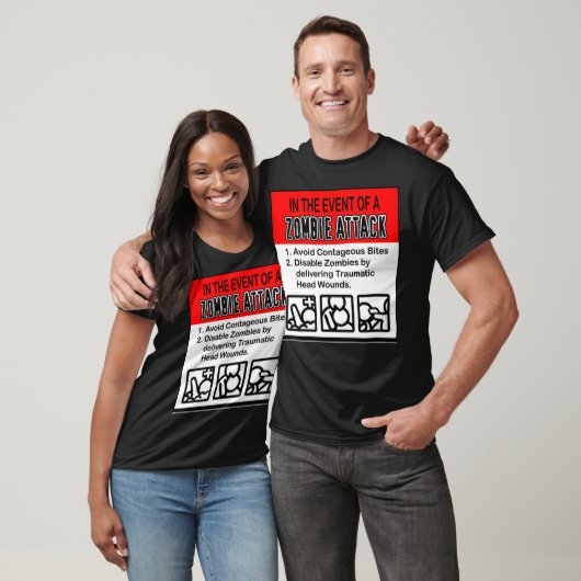ZOMBIE-AANVAL! T-SHIRT (Unisex)
