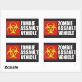 Zombie Aanval Voertuig Sticker (Vel)