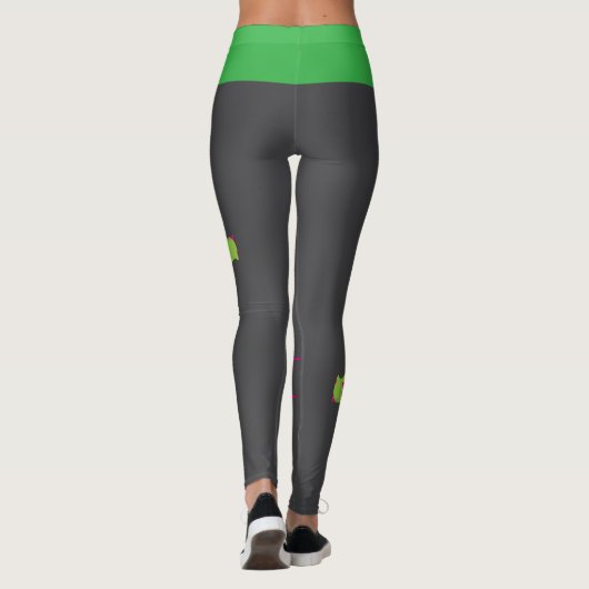 Zombie aanval! Zombie geript Leggings (Achterkant)