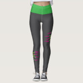 Zombie aanval! Zombie geript Leggings (Voorkant)
