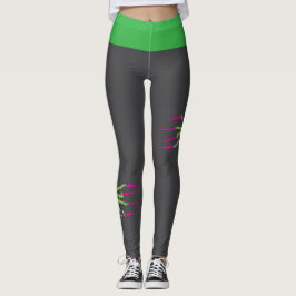 Zombie aanval! Zombie geript Leggings