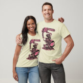 Zombie-aap met een T-shirt voor Chainzaag (Unisex)
