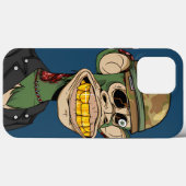Zombie aap soldaat iPhone/iPad case (Achterkant (horizontaal))