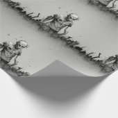 Zombie-achtig inpakpapier (Hoek)