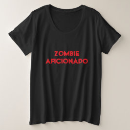 Zombie Aficionado Grote Maat T-shirt