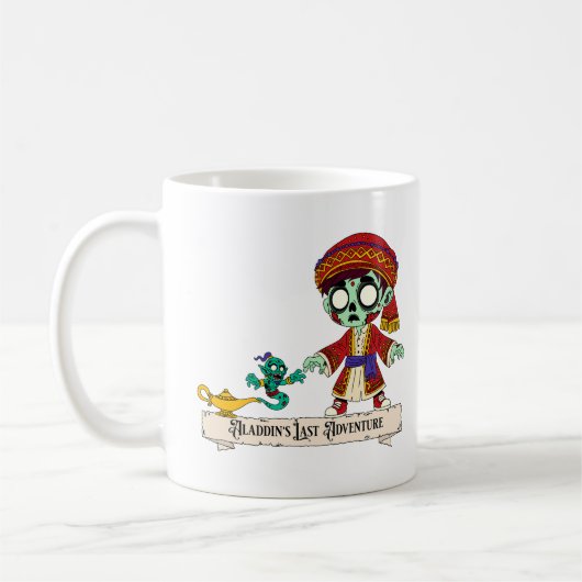 Zombie Aladdin & Zombie Genie Koffiemok (Links)