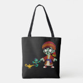 Zombie Aladdin & Zombie Genie Tote Bag (Achterkant)