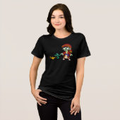 Zombie Aladdin & Zombie Genie Tri-Blend Shirt (Voorkant volledig)