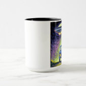 Zombie Alien Abduction kantoor mok! Mok (Midden)