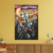 Zombie Aliens Canvas Afdruk (Insitu (Woonkamer))