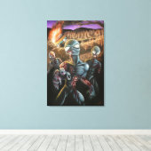 Zombie Aliens Canvas Afdruk (Insitu (Houten vloer))