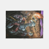 Zombie Aliens Fleece Deken (Voorkant (Horizontaal))
