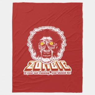 ZOMBIE als je niet loopt moet je rood zijn Fleece Deken