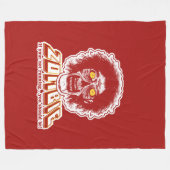 ZOMBIE als je niet loopt moet je rood zijn Fleece Deken (Voorkant (Horizontaal))