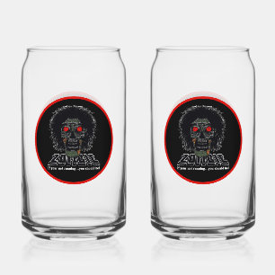 ZOMBIE - als u niet draait, moet u Blikvorm Glas
