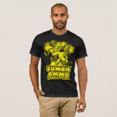 Zombie Ammo™ Classic Yellow Design T-shirt (Voorkant volledig)
