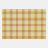Zombie and Copper Plaid Tan Beige Inpakpapier Vel (Voorkant 2)