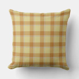 Zombie and Copper Plaid Tan Beige Kussen