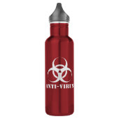 Zombie Anti-Virus Drink Bottle Waterfles (Links)