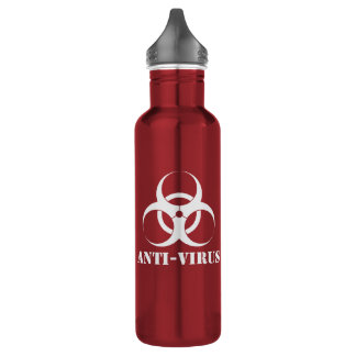 Zombie Anti-Virus Drink Bottle Waterfles