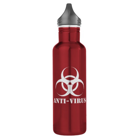 Zombie Anti-Virus Drink Bottle Waterfles (Links)