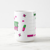 Zombie-antidotum. Ssst. Zombie naar menselijke ind Magische Mok (Midden)