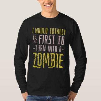 Zombie Apocalyps citaat T-shirt