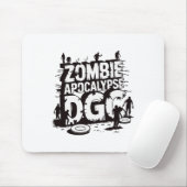 Zombie Apocalyps Dgc Grappige Disc Golf Zombie Lie Muismat (Met muis)